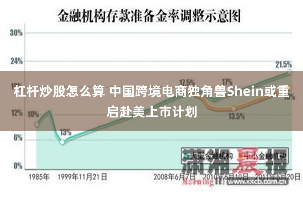 杠杆炒股怎么算 中国跨境电商独角兽Shein或重启赴美上市计划