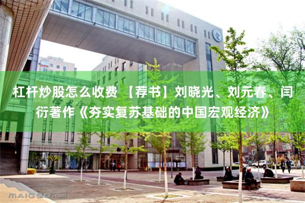 杠杆炒股怎么收费 【荐书】刘晓光、刘元春、闫衍著作《夯实复苏基础的中国宏观经济》