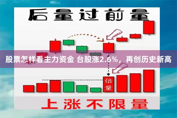 股票怎样看主力资金 台股涨2.6%，再创历史新高