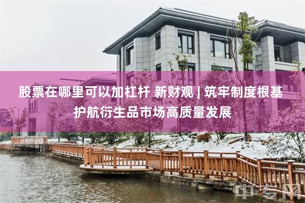股票在哪里可以加杠杆 新财观 | 筑牢制度根基 护航衍生品市场高质量发展