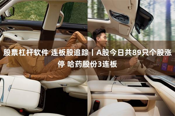 股票杠杆软件 连板股追踪丨A股今日共89只个股涨停 哈药股份3连板