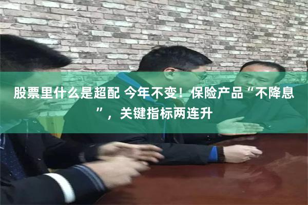 股票里什么是超配 今年不变！保险产品“不降息”，关键指标两连升