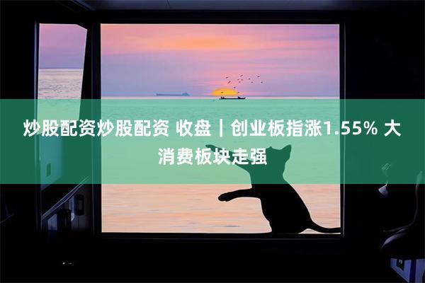 炒股配资炒股配资 收盘|创业板指涨1.55% 大消费板块走强