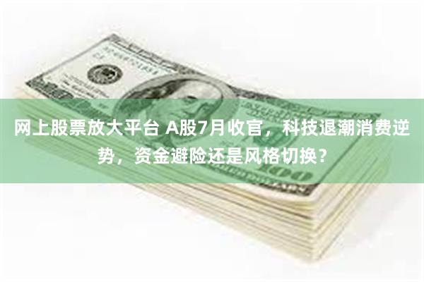 网上股票放大平台 A股7月收官，科技退潮消费逆势，资金避险还是风格切换？