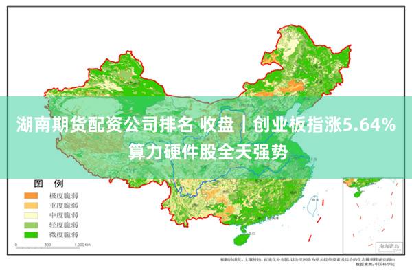 湖南期货配资公司排名 收盘|创业板指涨5.64% 算力硬件股全天强势