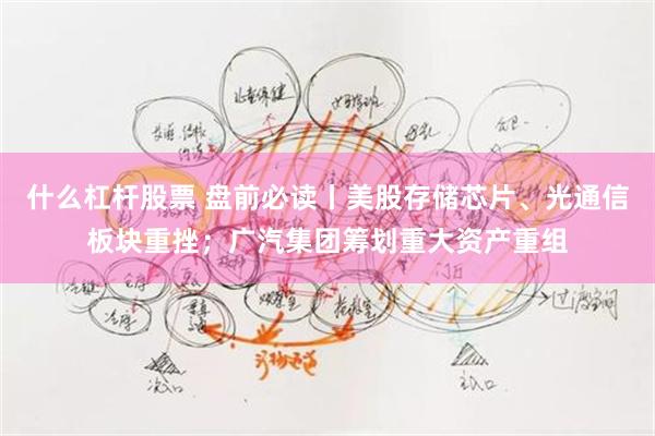 什么杠杆股票 盘前必读丨美股存储芯片、光通信板块重挫；广汽集团筹划重大资产重组